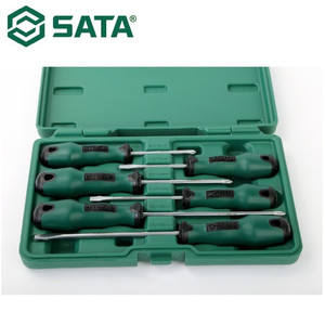 Obeng Plus Minus 6 Pcs 09309 Screwdriver Set (-) & (+) Sata Tools