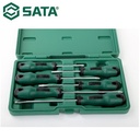 Obeng Plus Minus 6 Pcs 09309 Screwdriver Set (-) & (+) Sata Tools