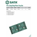 Tang Jepit 09911 Tray Set - 4 Pcs Snap Ring Pliers Set Sata Tools