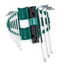 SATA Kunci L Hex Key Set 9 Pcs Long Ball Point & Torque Handle 09124