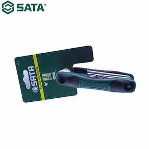 Kunci L Lipat Set 8 Pcs Metrik 09121 Portable Foldup 09121 Sata Tools