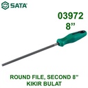 Kikir Besi Bulat 8" 03972 Round File, Second 8" Sata Tools
