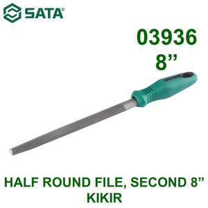 Kikir Besi Setengah Bulat 8" 03936 Half Round File Second Sata Tools