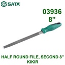 Kikir Besi Setengah Bulat 8" 03936 Half Round File Second Sata Tools