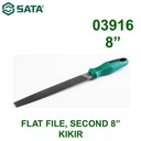 Kikir Besi Rata 8" 03916 Flat File, Second 8" Sata Tools