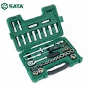 Kunci Shock Mata Sok 60 Pc Metrik 09007 1/2” 6PT Socket Set Sata Tools