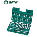 Kunci Shock Mata Sok 58 Pc Metrik 09004 3/8" 6PT Socket Set Sata Tools