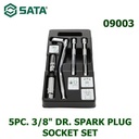 Kunci Shock Sok Busi 5 Pcs 09003 3/8" Dr Spark Plug Socket Sata Tools