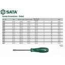 Obeng Minus Magnetik 8 x 150 mm 62216 SATA A Series Screwdriver