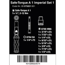 Torsi Pengaman (Inch) Set Wera 05075831001 Safe-Torque 1/4" Sq 2-12 Nm