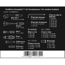 Tool Kit Set Wera 05134013001 Screwdriving Tool Set Installation 35 Pc