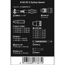 Tool Kit Wera 05004076001 Zyklop Ratchets Set 1/2" Drive, Metric, 28Pc