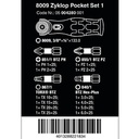 Bit Set Zyklop Pocket Set 1 Wera 05004280001 3/8"Sq x 1/4" Hex 13 Pcs