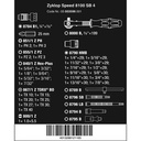 Tool Kit Wera 05003596001 Zyklop Ratchet Set 3/8" Drive imperial, 38Pc