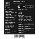 Tool Kit Wera 05003533001 Zyklop Speed Ratchet Set 1/4" Drive Metric