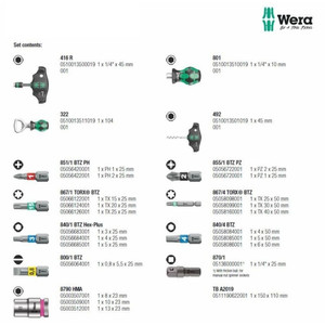 Tool Kit Set Wera 05136600001 Advent Calendar 2019 , 26 Pc