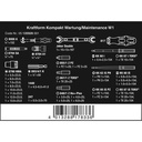 Wera 05135926001 Nut Drivers Set Kraftform Kompakt W1 Maintenance 35Pc