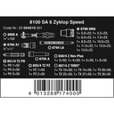 Tool Kit Set Wera 05004016001 Zyklop Speed Ratchet Set 1/4" Drive 28Pc