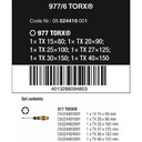Obeng Ketok Bintang Set Wera 05024410001 Kraftform Chiseldriver 6 Pc