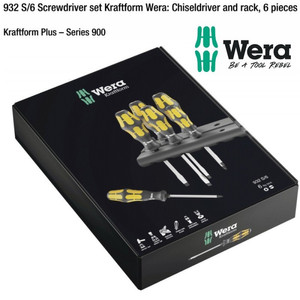 Obeng Ketok Plus & Minus Wera 05018283001 S/Driver Chiseldriver 6 Pc