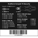 Obeng Bits Set 32 Pc Wera 05057111001 Kraftform Kompakt 71 security
