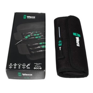 Obeng Kecil Set Wera 05073675001 Kraftform Universal 1 S/Driver 12 Pc