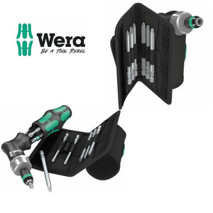 Obeng Bits Set Wera 05051031001 Kraftform Kompakt RA 4, 13 Pc