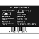 Obeng Impact Set Wera 05057690001 Wera Bit-Check 30 Impaktor 1 - 30 Pc