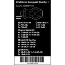 Obeng Bit Stubby Set Wera 05057471001 Kompakt Stubby - 19 Pc