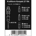 Obeng Bit Ratchet Set Wera 05073660001 Kraftform Kompakt 27 RA 1 SB