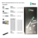 Tool Kit Wera 05004090001 Zyklop Hybrid Ratchet Set 1/2" Metric 13 Pcs