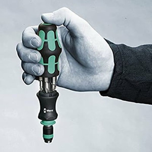 Obeng Bits Set 7 Pc Wera 05051025001 Kraftform Kompakt 26 W/Pouch, 7Pc