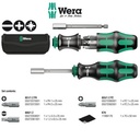 Obeng Bits Set Wera 05134491001 Kraftform Kompakt 28 With Pouch 6 Pc