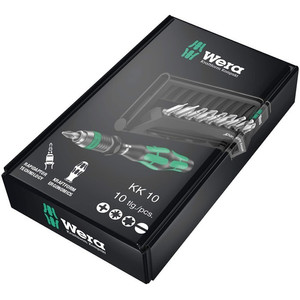 Obeng Bit Set Wera 05056653001 Kraftform Kompakt 10 , 10 Pcs