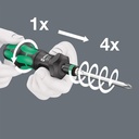 Obeng Turbo Hex 1/4" x 146 mm Wera 05057480001 826 T Kraftform Turbo