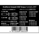 Obeng Torsi VDE Set Wera 05135906001 Torque 1.2-3.0 Nm Extra Slim 16pc