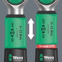 Torsi 1/4" Sq 2-12 Nm Wera 05075800001 A1 Safe-Torque Adjust Wrench