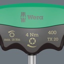 Kunci T Torx Torque-Indicator TX20x60mm Wera 05005090001 4.0Nm - 18Nm