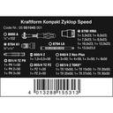 Kunci Sok Set Wera 05051045001 Zyklop Speed Ratchet 1/4" Drive , 26 Pc