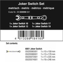 Kunci Ring Pas Switch Ratchet Set Wera 05020090001 Joker Metric - 4 Pc