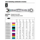 Kunci Ring Pas Ratchet SW 19 x 246 mm Wera 05073279001 Joker
