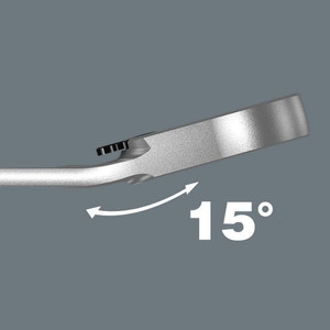 Kunci Ring Pas Ratchet Switch Lever SW 17x225mm Wera 05020072001 Joker
