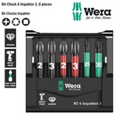 Mata Obeng Set Wera 05057694001 Bit-Check 6 Impaktor 2, 6 Pcs
