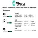 Obeng Set Wera 05105650001 Screwdriver Lasertip & Rack - Mekanik - 6Pc