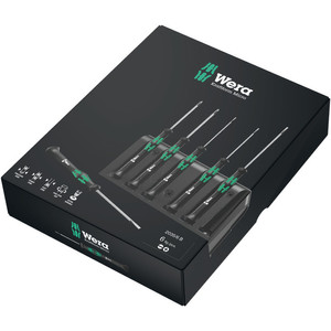 Obeng Mirco Set Wera 05118152001 2035/6 Mirco B Screwdriver Set 6 Pc