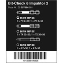 Mata Obeng Set Wera 05057694001 Bit-Check 6 Impaktor 2, 6 Pcs