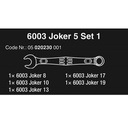 Kunci Ring Pas Metric Set Wera 05020230001 Joker Metric - 5 Pc