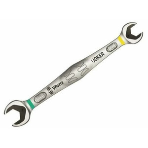 Kunci Pas Joker double open-end spanner 10+13x167 mm Wera 05003760001
