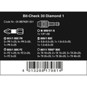 Mata Obeng Bits Set Wera 05057431001 Bit-Check 30 Diamond 1 , 30 Pc