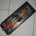 Kunci L Bintang Panjang Metric Set Wera 05024470001 Torx L-Key, 9 Pc